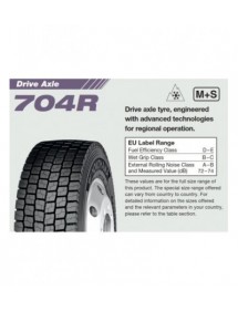Anvelopa CAMION YOKOHAMA 704R 235/75R17.5 --M TRACTIUNE REGIONAL