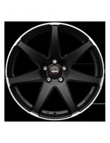 Janta Aliaj MOMO Seven MATT BLACK POLISHED 8X18 5X114.3 ET 40 CB 72.3